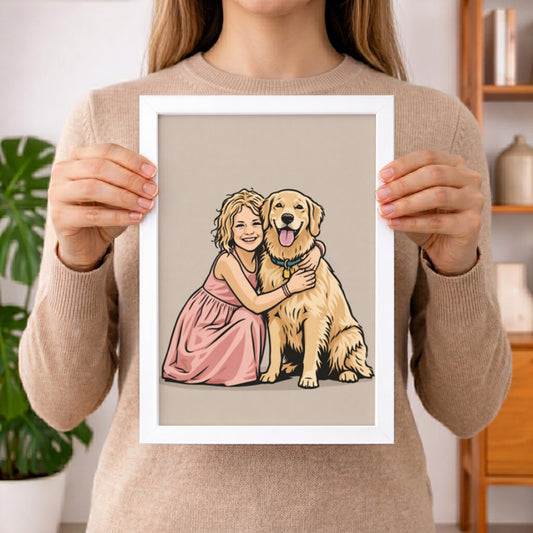 Personalisiertes Poster "Illustration detailliert"