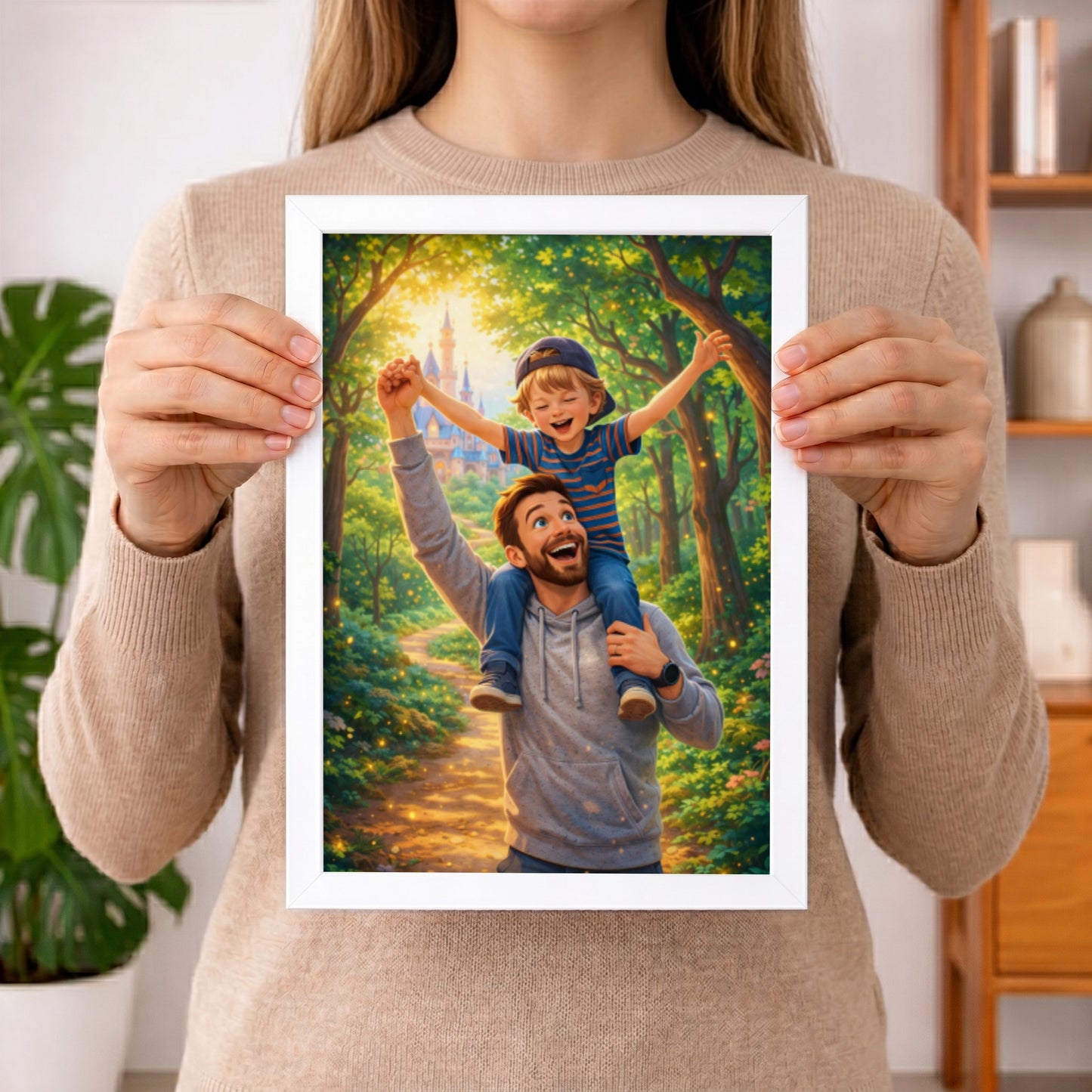 Personalisiertes Poster Portrait "Papa" | diverse Stile