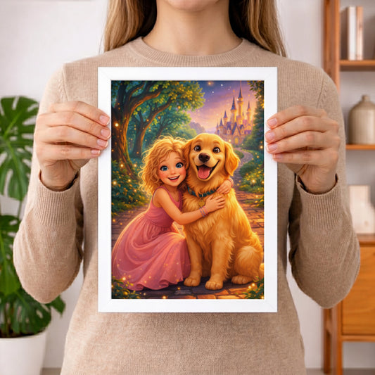 Personalisiertes Poster "Illustration Märchen"