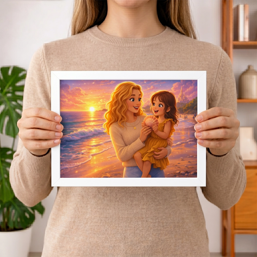 Personalisiertes Poster Portrait "Mama" | diverse Stile