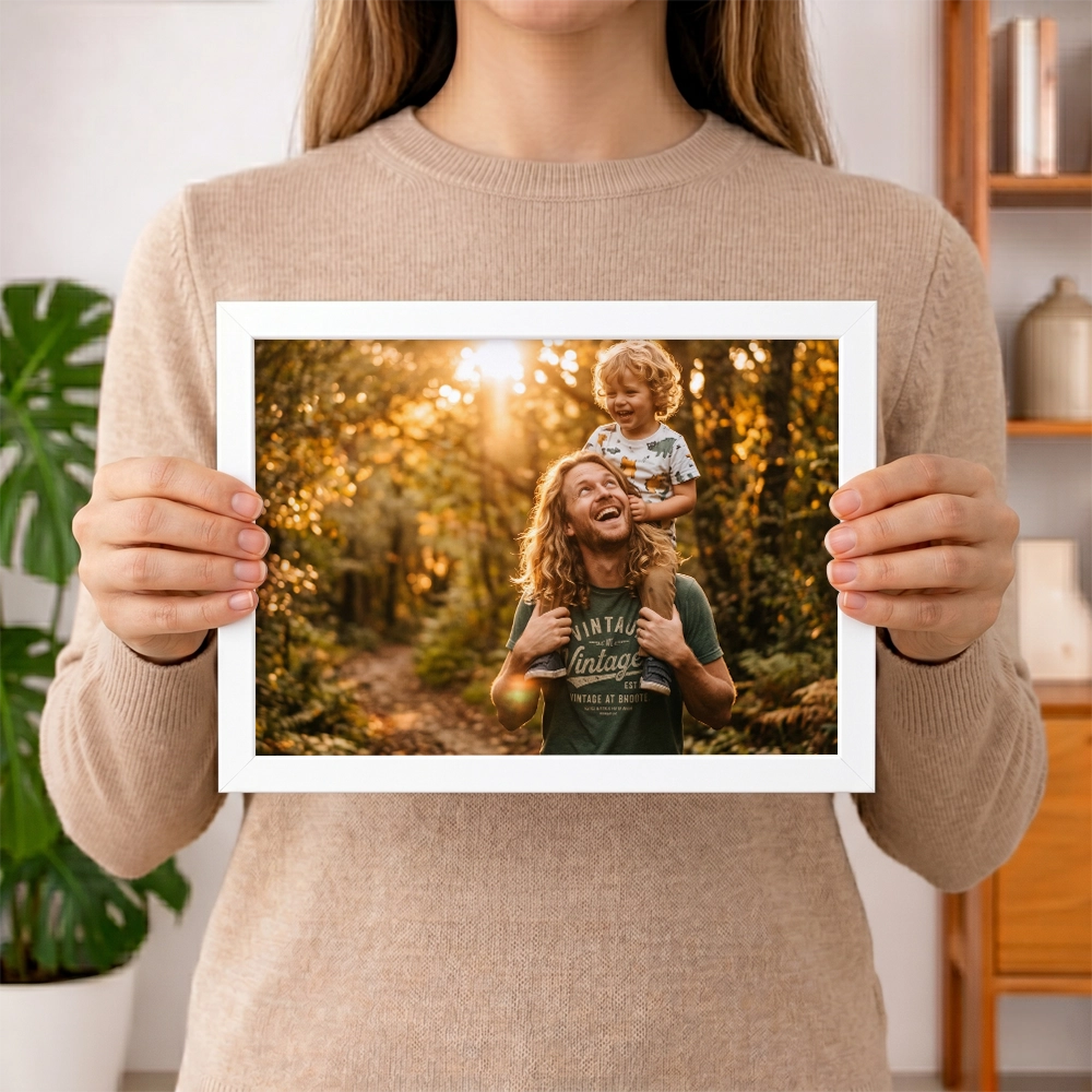 Personalisiertes Poster Portrait "Papa" | diverse Stile