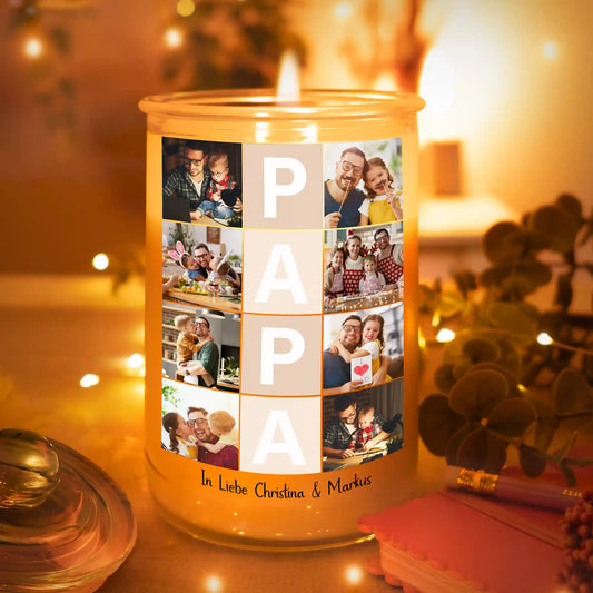 Personalisierte Duftkerze "Fotocollage #4"