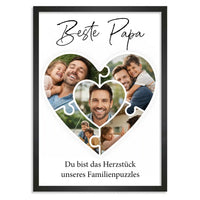 Personalisiertes Poster "Das Puzzleteil, dass uns zusammenhält #1"
