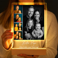 Personalisierte LED-Lampe aus Acrylglas "Fotocollage #8"