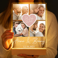 Personalisierte LED-Lampe aus Acrylglas "Fotocollage #2"