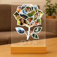 Personalisiertes Bild auf Acrylglas "Fotocollage #7 Blume"