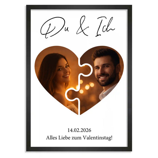 Personalisiertes Poster "Das Puzzleteil, dass uns zusammenhält #1"