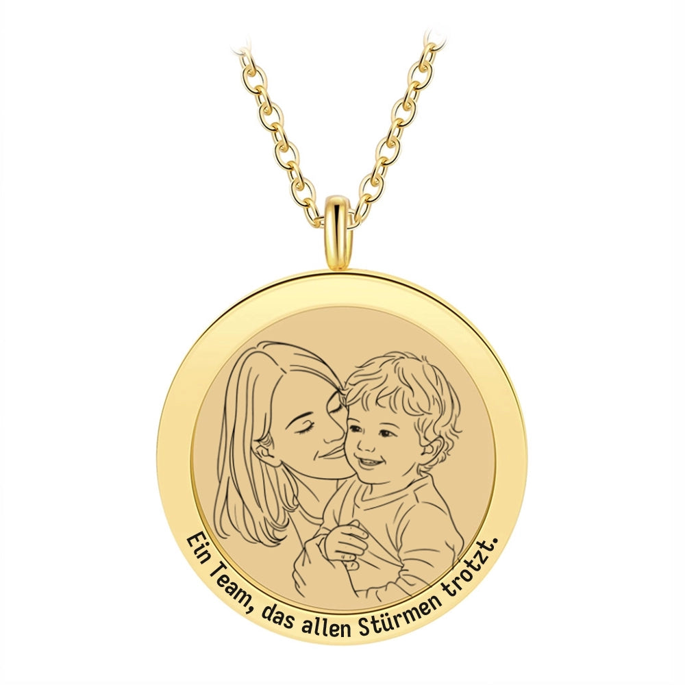 Halskette für eine LineArt-Gravur