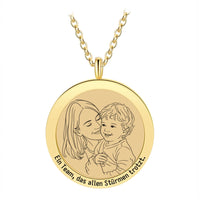 Halskette für eine LineArt-Gravur