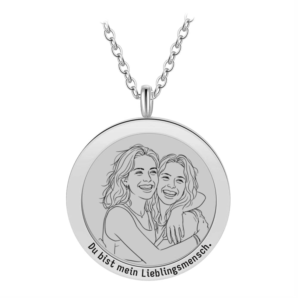 Halskette für eine LineArt-Gravur