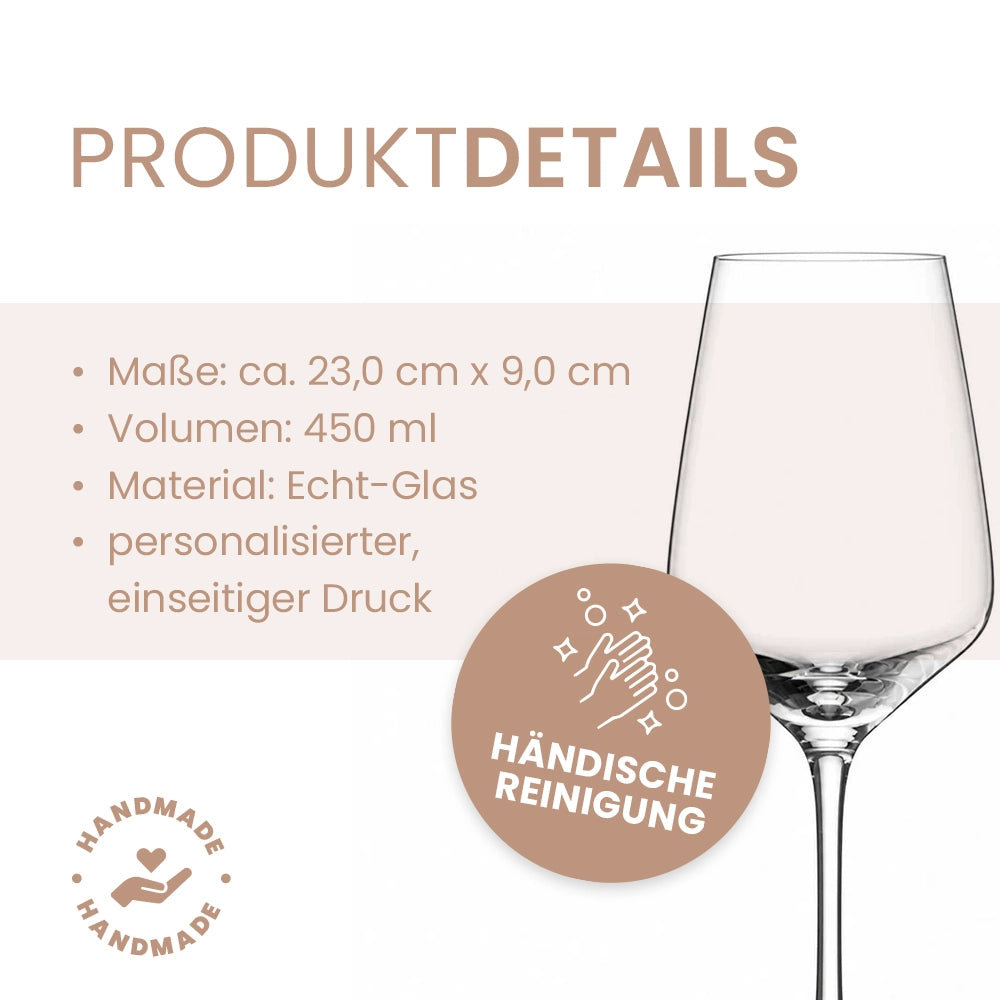 Personalisiertes Weinglas "Pegel"