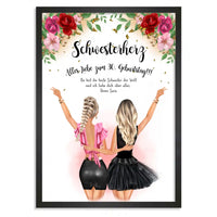 Personalisiertes Poster "Auf uns!"