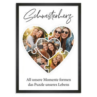 Personalisiertes Poster "Das Puzzleteil, dass uns zusammenhält #1"