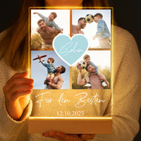 Personalisierte LED-Lampe aus Acrylglas "Fotocollage #2"