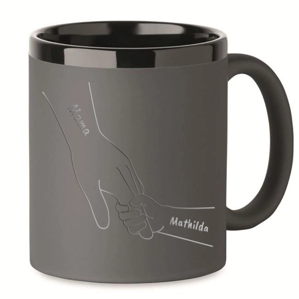 Personalisierte MAMA-Tasse "Hände"