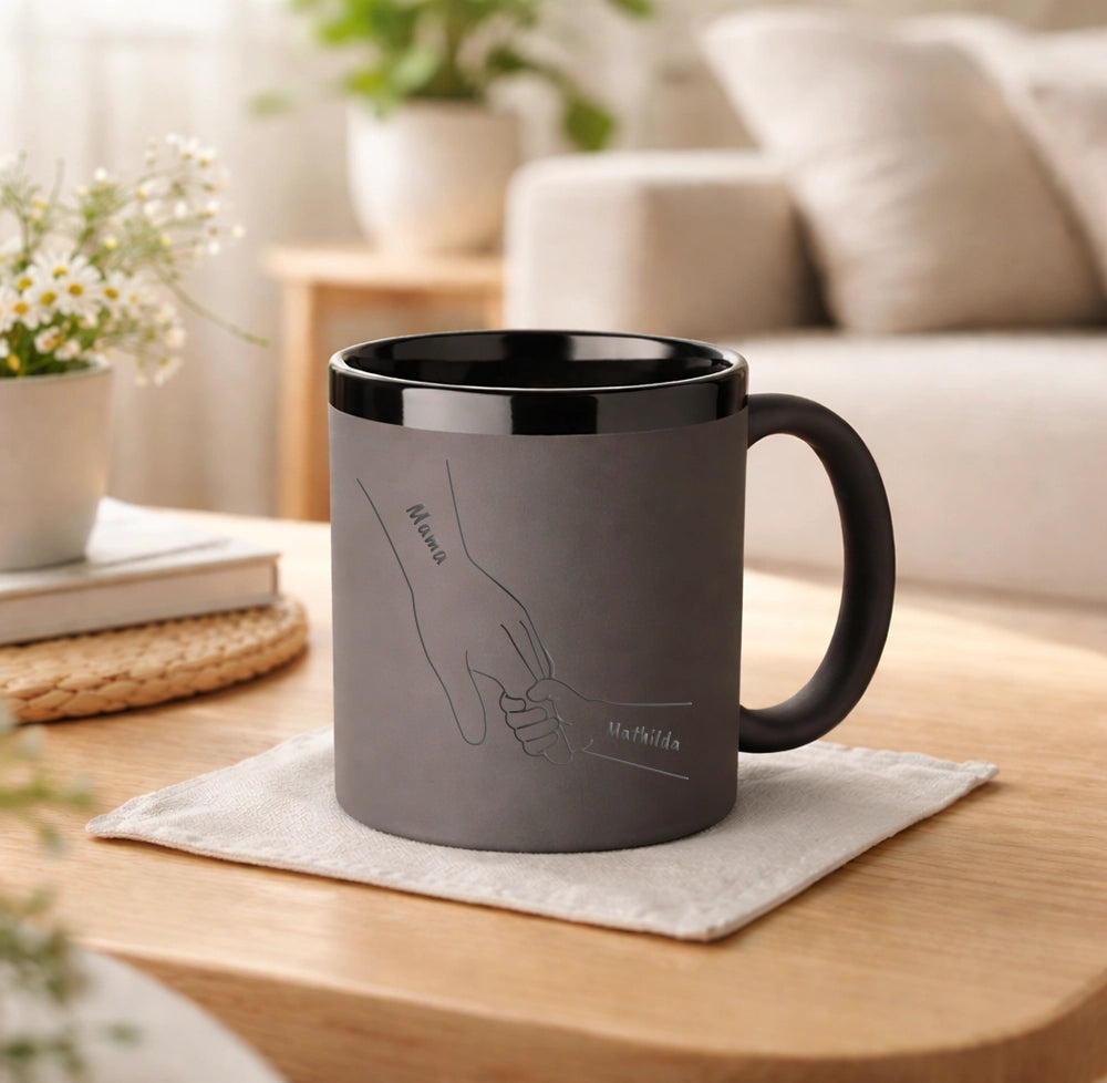 Personalisierte MAMA-Tasse "Hände"