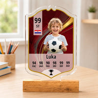 National-Team Kinder Fußball ID Card - Personalisiertes Acryl-Bild