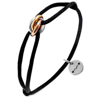 Drei-Ringe Armband mit dezentem Gravurplättchen
