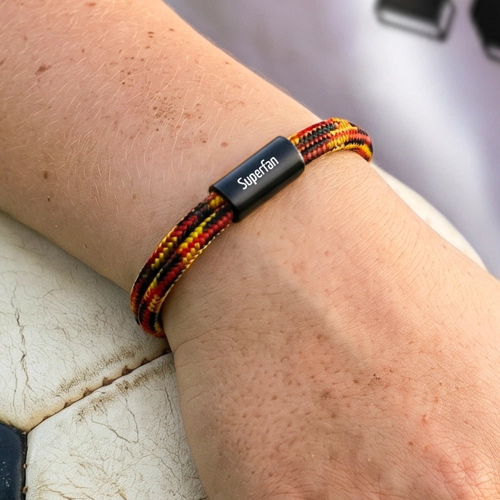 DEUTSCHLAND Segeltau Armband  für Kinder & Erwachsene (nur Text)