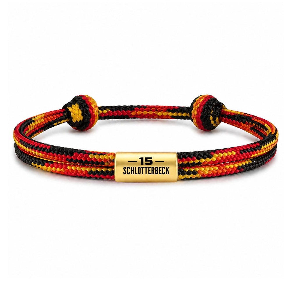 DEUTSCHLAND Lieblingsspieler Segeltau Armband