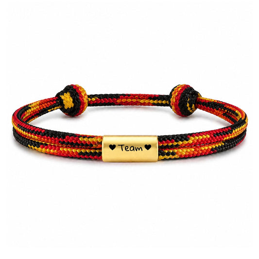 DEUTSCHLAND Segeltau Armband  für Kinder & Erwachsene (nur Text)