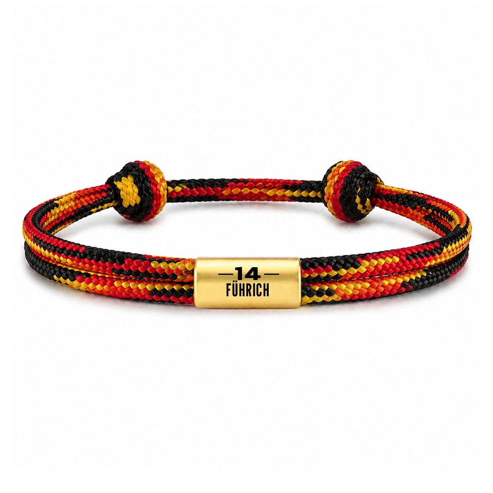DEUTSCHLAND Lieblingsspieler Segeltau Armband