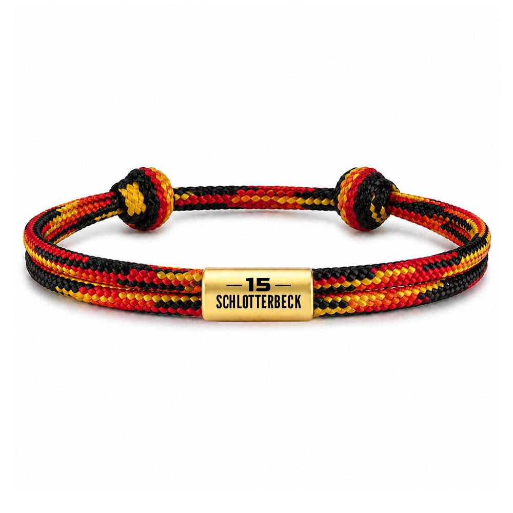 DEUTSCHLAND Lieblingsspieler Segeltau Armband