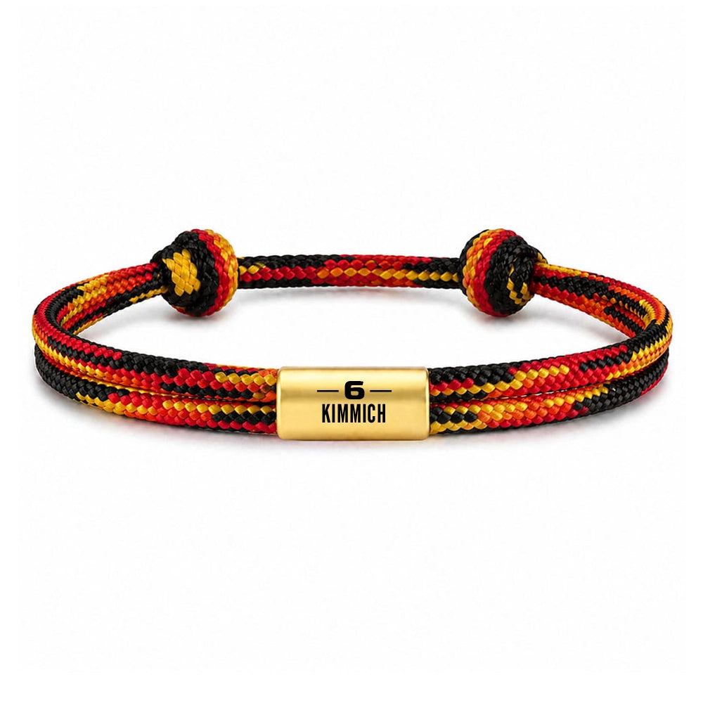 DEUTSCHLAND Lieblingsspieler Segeltau Armband