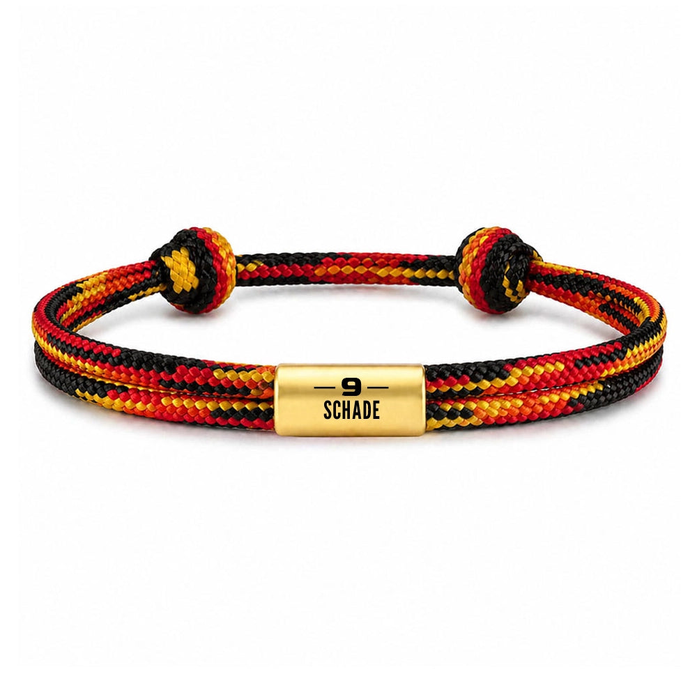 DEUTSCHLAND Lieblingsspieler Segeltau Armband