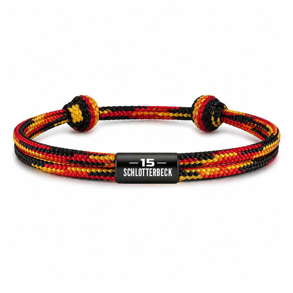 DEUTSCHLAND Lieblingsspieler Segeltau Armband