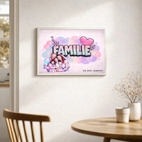 Personalisiertes Wandbild "Graffiti"