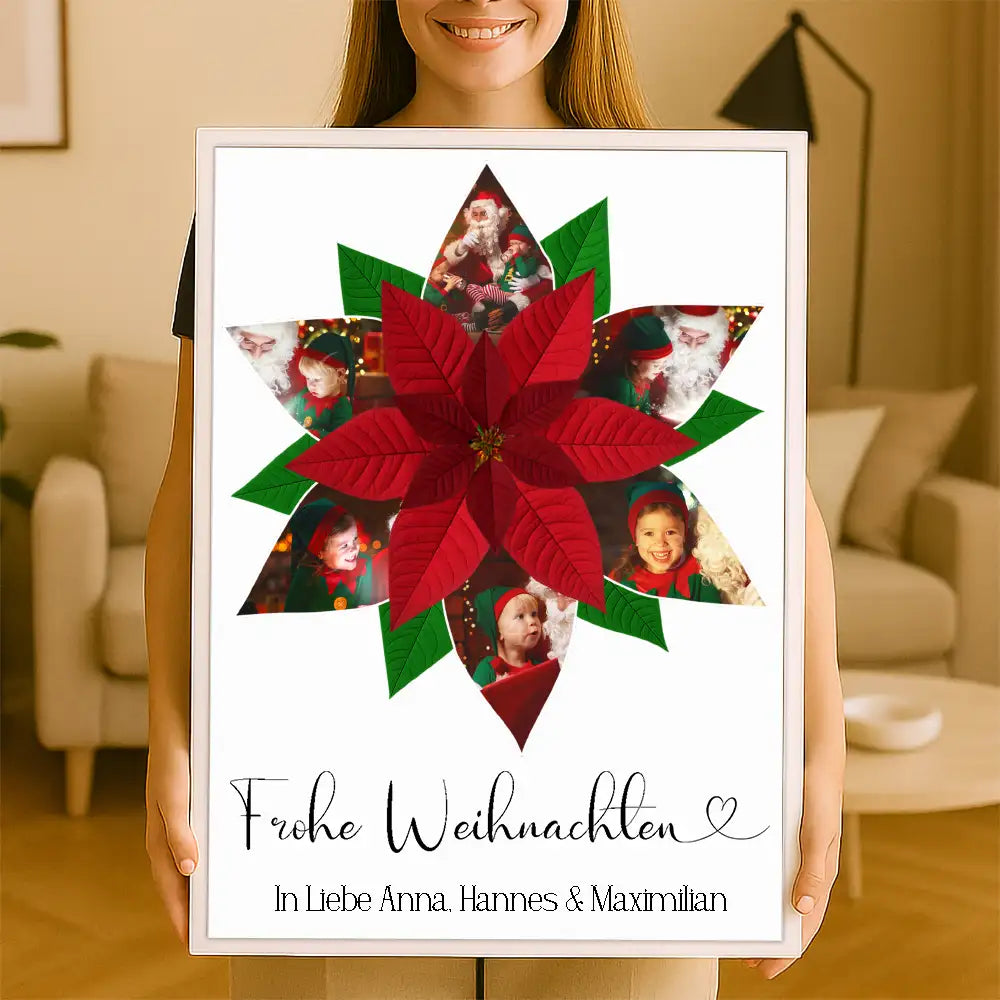 Personalisiertes Wandbild "Fotocollage #7 Blume"