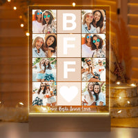 Personalisierte LED-Lampe aus Acrylglas "Fotocollage #4"