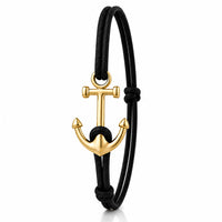 Für Herren: Segeltau-Anker-Armband