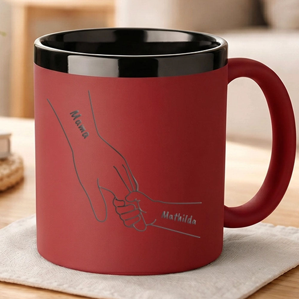 Personalisierte MAMA-Tasse "Hände"