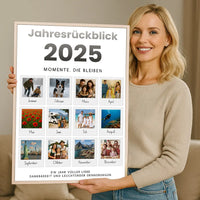 Personalisiertes Wandbild "Jahresrückblick"