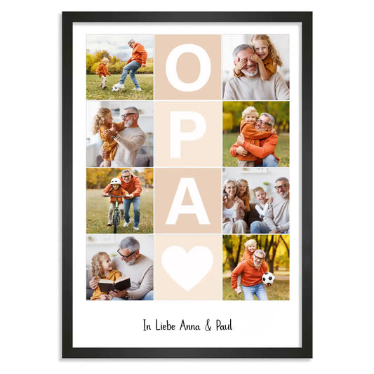 Personalisiertes Poster "Fotocollage #4"