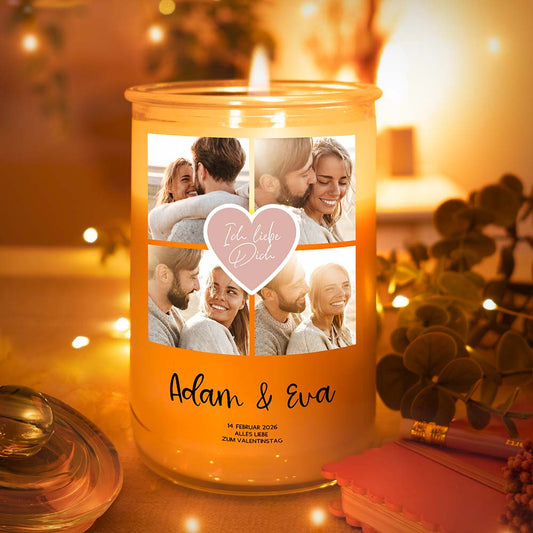 Personalisierte Duftkerze "Fotocollage #2"