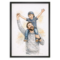 Personalisiertes Poster "Papa" | diverse Stile