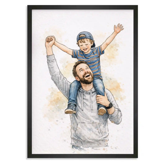 Personalisiertes Poster "Papa" | diverse Stile