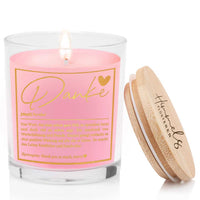 Duftkerze im Glas mit Spruch als Geschenk Nr. 1 "Definition" - Mittelgroß | Duft & Farbe wählbar | goldene Schrift | Handgegossen in Bayern | 100% Sojawachs | 200 g Wachs | 50 h Brenndauer