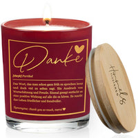 Duftkerze im Glas mit Spruch als Geschenk Nr. 1 "Definition" - Mittelgroß | Duft: Vanille | Farbe wählbar | goldene Schrift | Handgegossen in Bayern | 100% Sojawachs | 200 g Wachs | bis zu 50 h Brenndauer