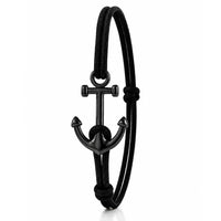 Für Herren: Segeltau-Anker-Armband
