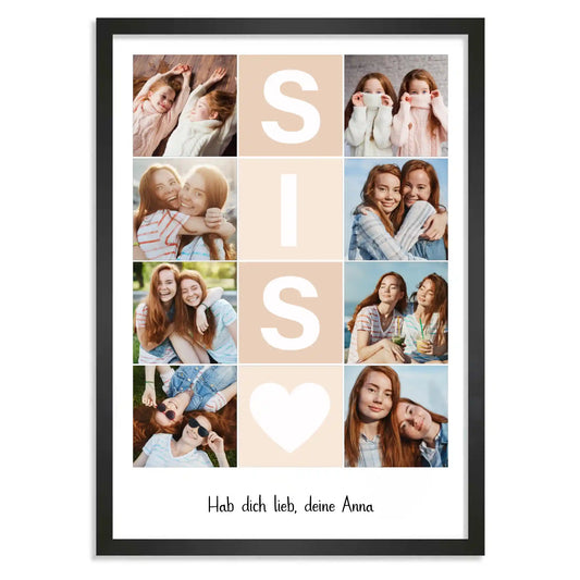 Personalisiertes Poster "Fotocollage #4"