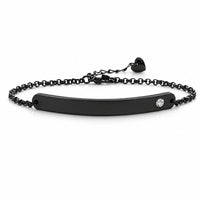Armband mit individueller Wunschgravur & Kristall