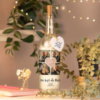 Personalisierte Lichterflasche "Fotocollage #2"