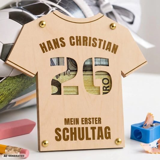 Geldgeschenk: Personalisierbarer Trikot-Wunscherfüller