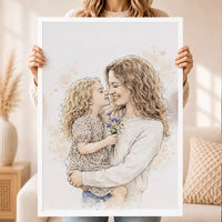 Personalisiertes Wandbild "Mama" | diverse Stile