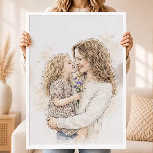 Personalisiertes Wandbild "Mama" | diverse Stile