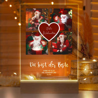Personalisierte LED-Lampe aus Acrylglas "Fotocollage #2"